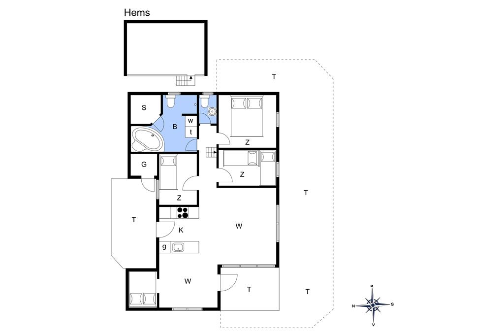 Innenausstattung 1-178 Ferienhaus LN1219, Rypevej 3, DK - 9800 Hjørring