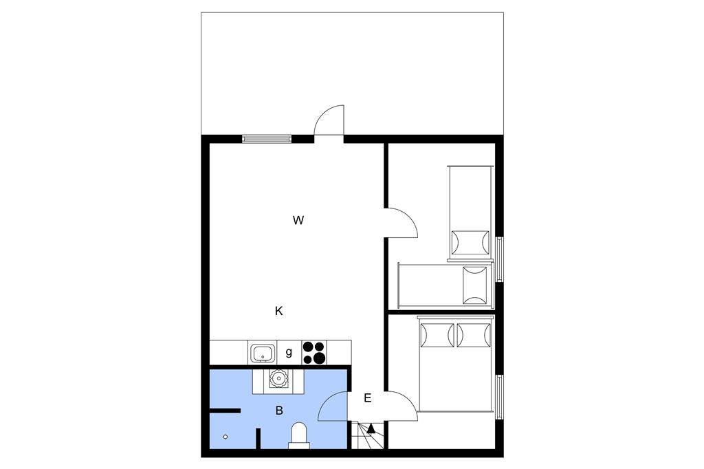 Indretning 1-3 Sommerhus L14211, Vile Vestergårdvej 34, DK - 7870 Roslev