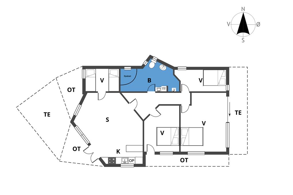 Innenausstattung 1-19 Ferienhaus 30385, Lyngbakkevej 34, DK - 8300 Odder