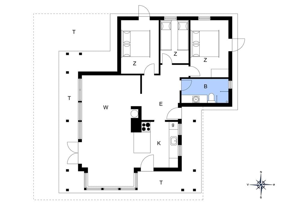 Interieur 1-176 Vakantiehuis BL1626, Bondagervej 91, DK - 9493 Saltum
