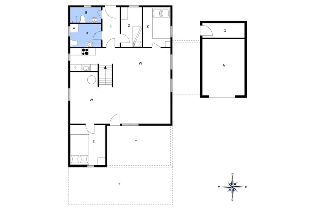 Indretning 1-13 Sommerhus 720, Fiskervej 95, DK - 7700 Thisted