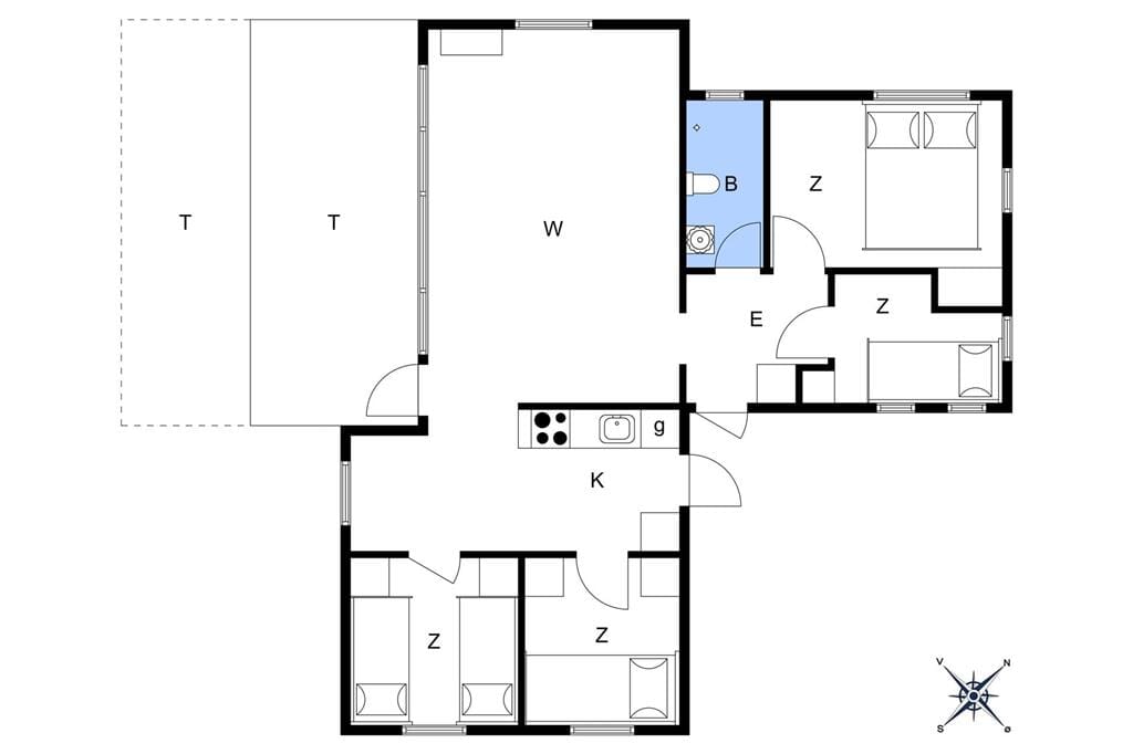 Interior 1-17 Holiday-home 13350, Ekkodalen 3, DK - 4573 Højby