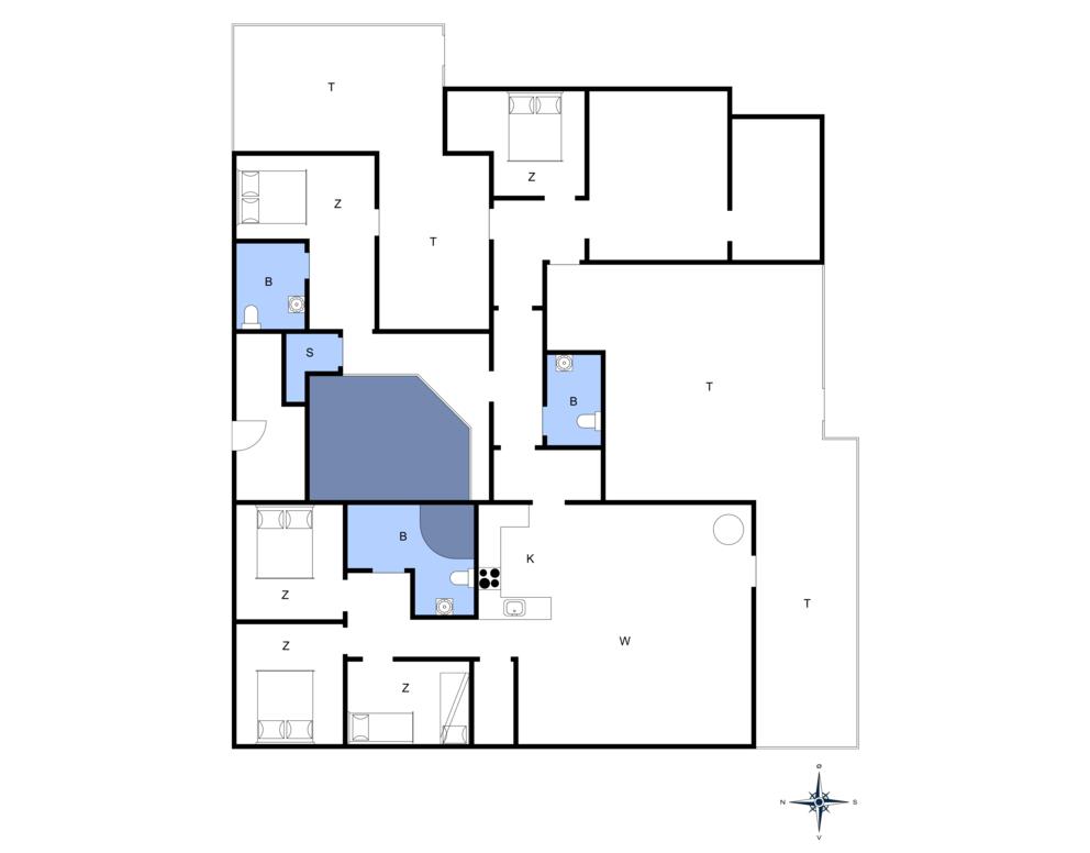 Indretning 1-20 Sommerhus 149, Vejlby Klit 175, DK - 7673 Harboøre
