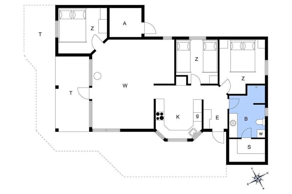 Innenausstattung 1-13 Ferienhaus 248, Mølgaardsvej 28, DK - 7700 Thisted