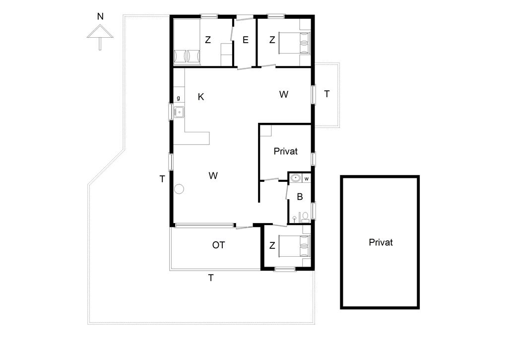 Indretning 1-172 Sommerhus JB559, Blåbærstien 29, DK - 9690 Fjerritslev