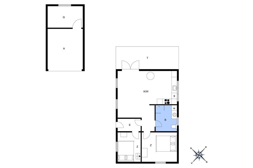 Innenausstattung 1-19 Ferienhaus 30118, Pouli Nielsensvej 27, DK - 8300 Odder