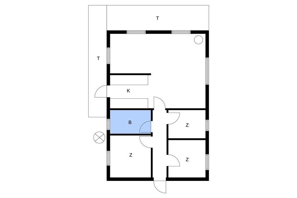 Indretning 1-10 Sommerhus 6541, Fuglebakken 14, DK - 3790 Hasle