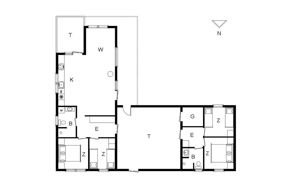Indretning 1-176 Sommerhus BL117, Marsvinet 30, DK - 9490 Pandrup