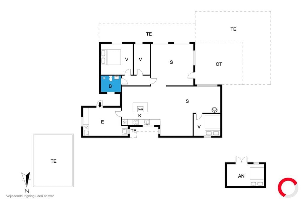 Innenausstattung 1-19 Ferienhaus 30355, Granvej 14, DK - 8300 Odder