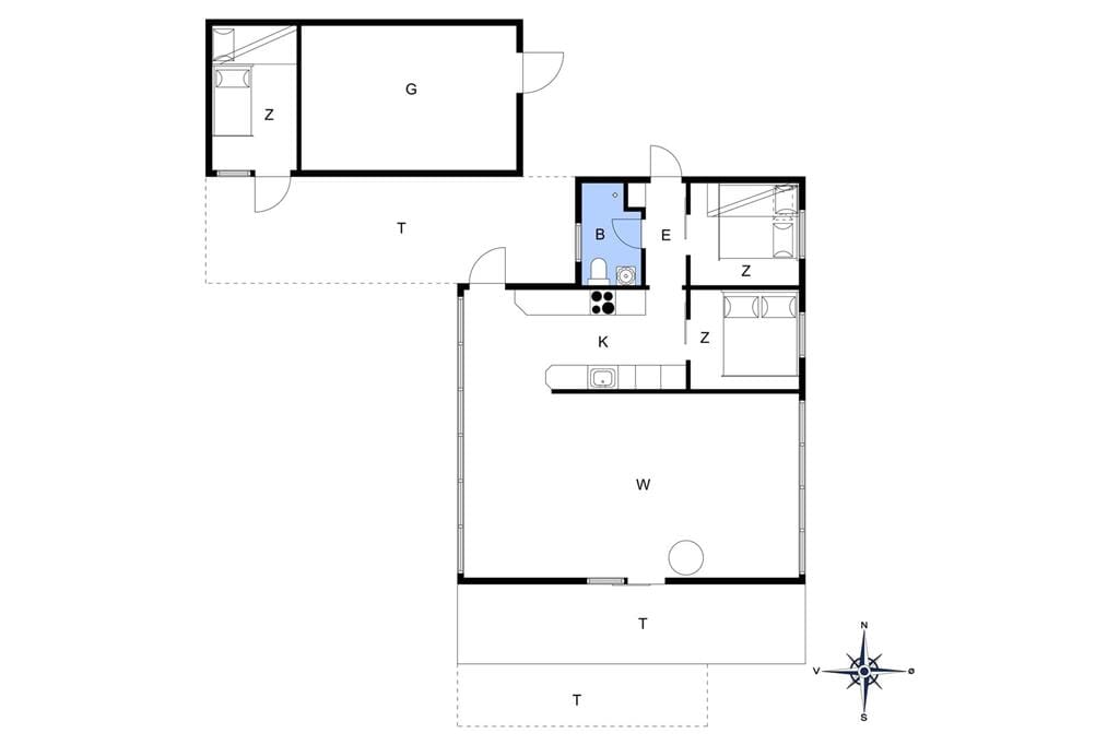 Indretning 1-3 Sommerhus F503585, Dragonhøjen 7, DK - 6094 Hejls