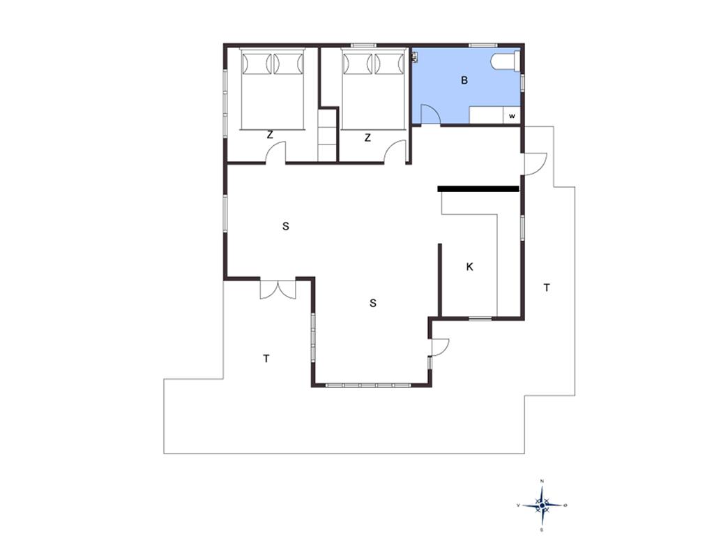 Innredning 1-401 Feirehus OH232, Oasen 37, DK - 9560 Hadsund