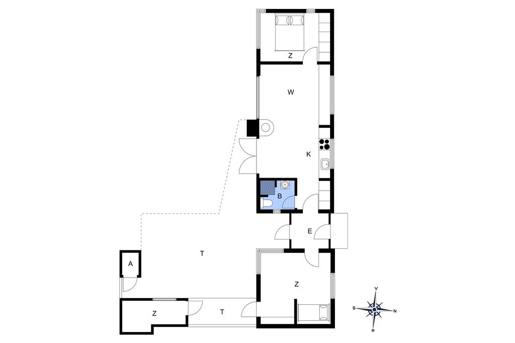 Innenausstattung 1-17 Ferienhaus 12264, Fællesskoven 29, DK - 4583 Sjællands Odde