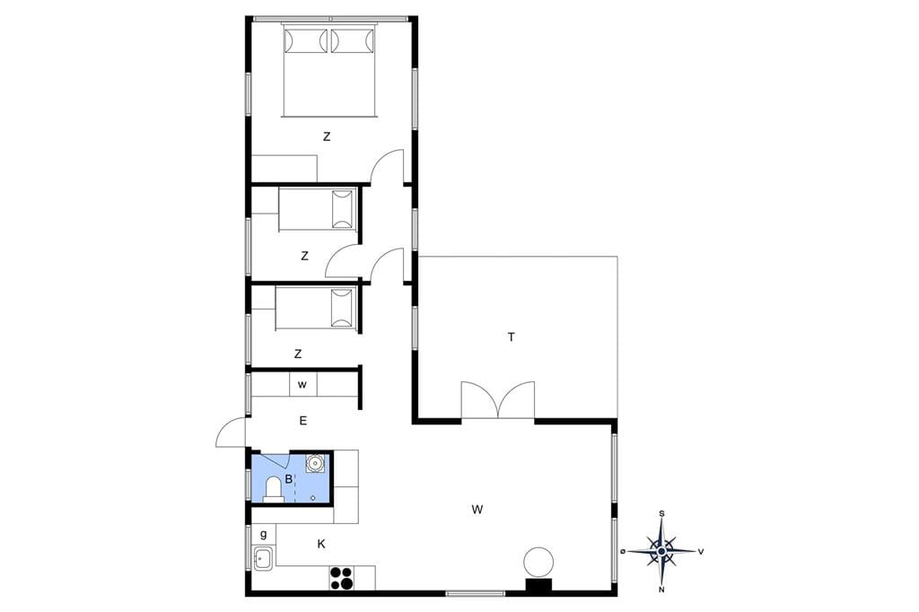 Innenausstattung 1-26 Ferienhaus K19051, Agnesvej 4, DK - 4400 Kalundborg