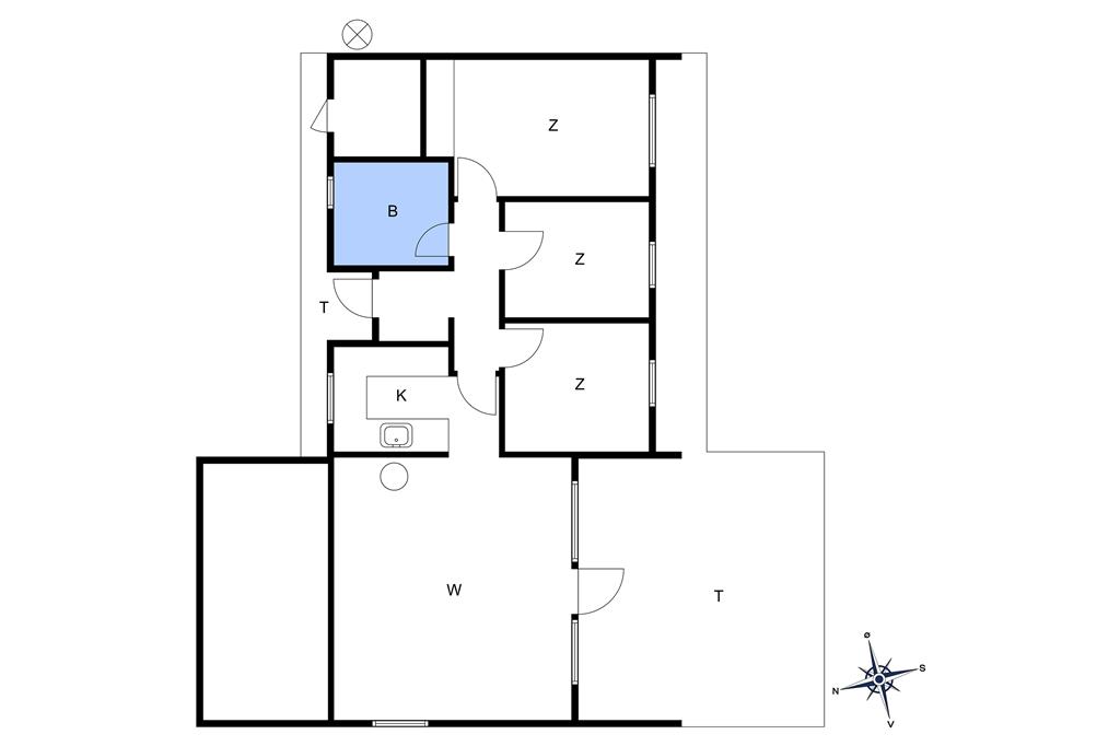 Indretning 1-10 Sommerhus 1313, Fyrreklyngen 8, DK - 3720 Aakirkeby
