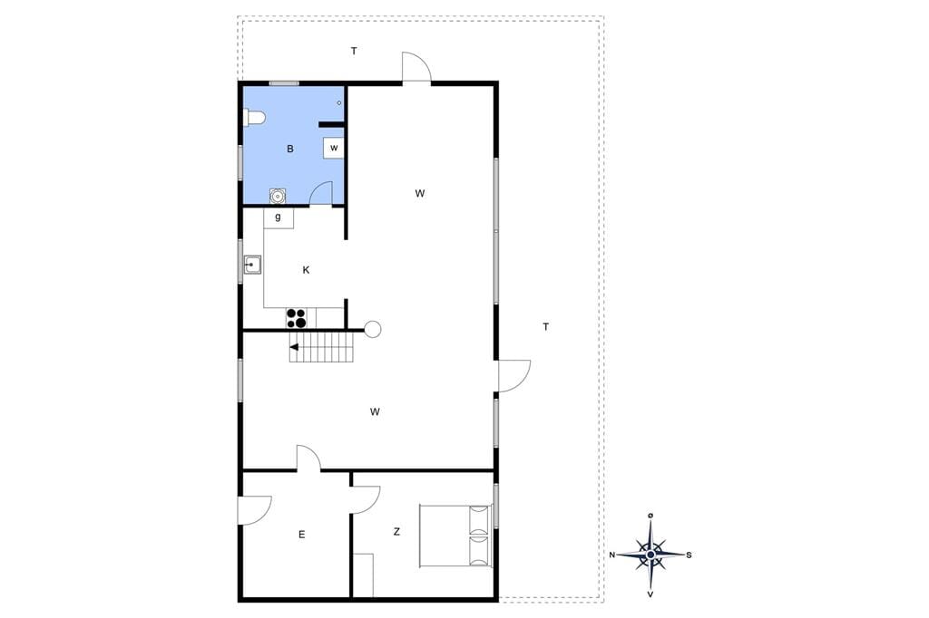Indretning 1-14 Sommerhus 460, Fyrregangen 13, DK - 9490 Pandrup
