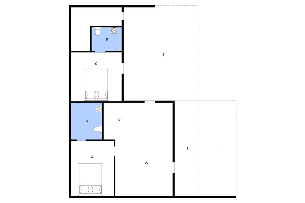 Indretning 1-13 Sommerhus 543, Sarasvej 3, DK - 7752 Snedsted