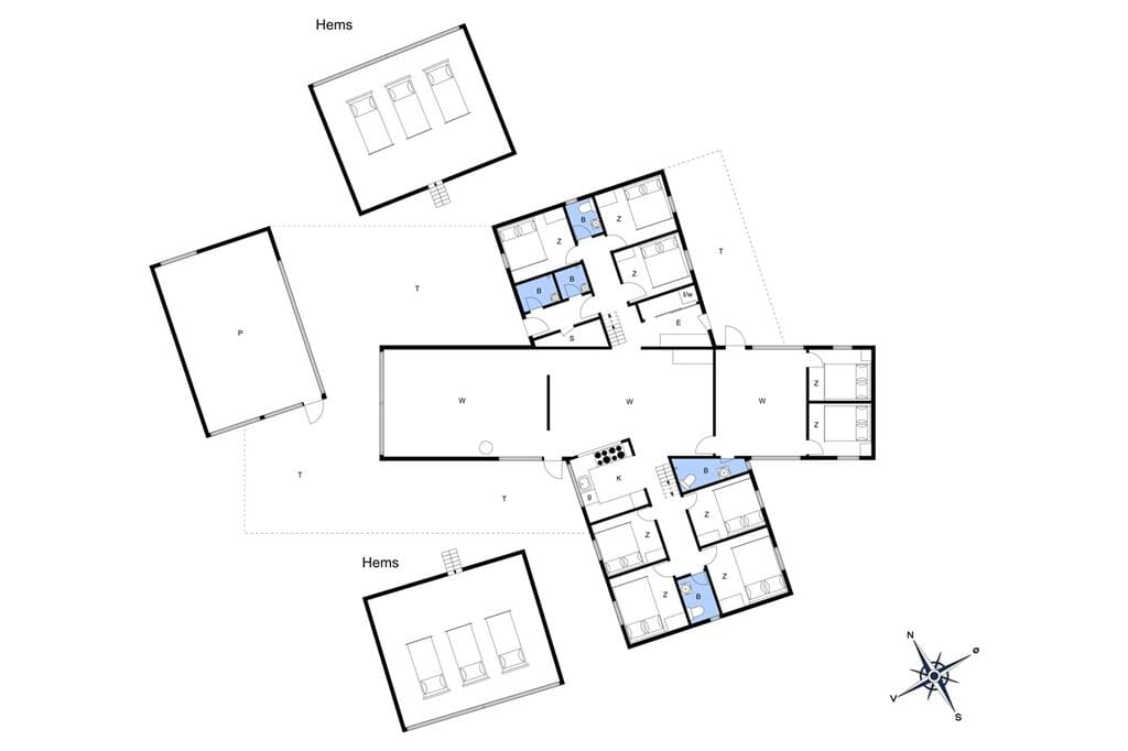 Indretning 1-20 Sommerhus 316, Crownvej 9, DK - 7673 Harboøre