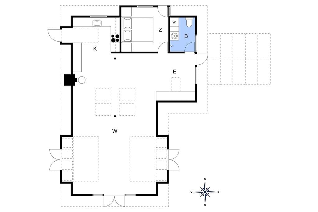 Innenausstattung 1-17 Ferienhaus 11845, Kokkevang 25, DK - 4500 Nykøbing Sj