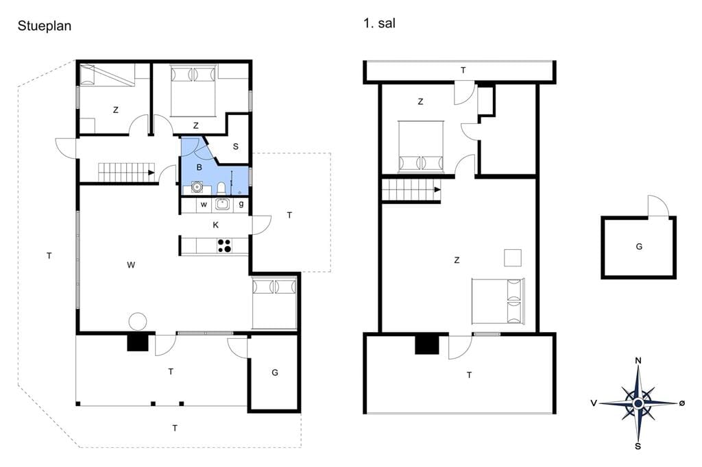 Indretning 1-11 Sommerhus 0147, Gl Skinnevej 8, DK - 6792 Rømø