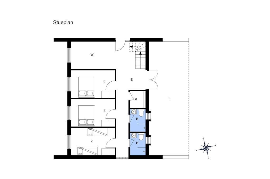 Indretning 1-177 Sommerhus LK1430, Romedahlsvej 5, DK - 9480 Løkken