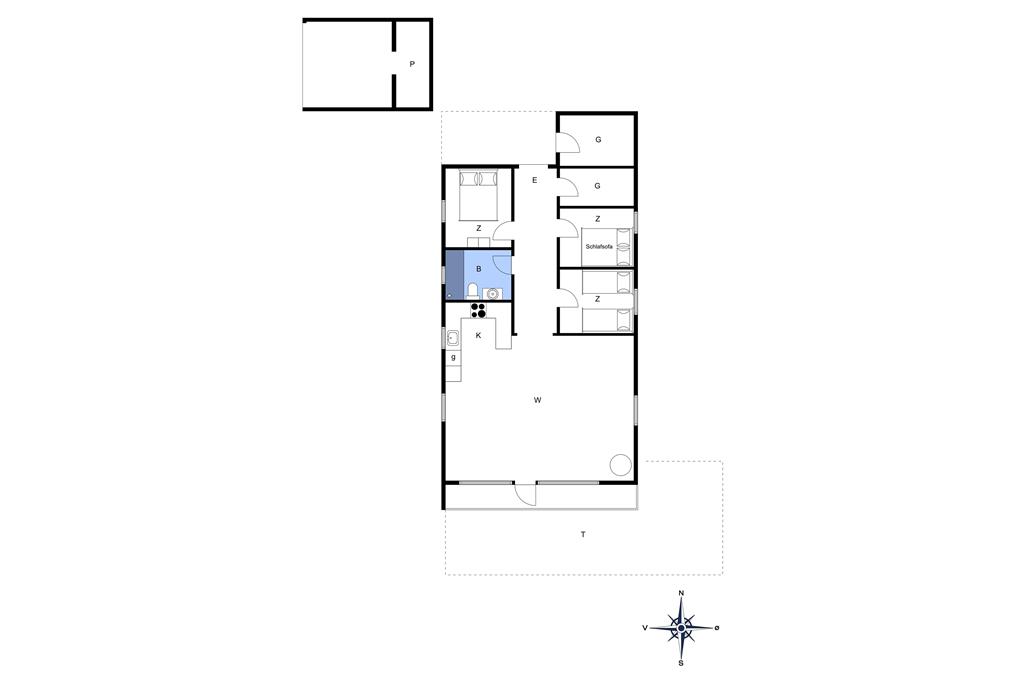 Innenausstattung 1-173 Ferienhaus BV124, Hestehaven 29, DK - 6857 Blåvand