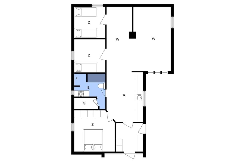 Indretning 1-175 Sommerhus 10825, Vester Mosevej 35, DK - 6990 Ulfborg