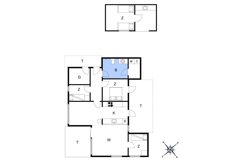 Indretning 1-175 Sommerhus 40335, Hagevej 199, DK - 6990 Ulfborg