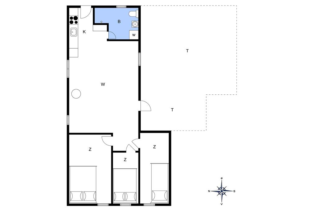Interieur 1-14 Vakantiehuis 1526, Kystvejen 102, DK - 9800 Hjørring