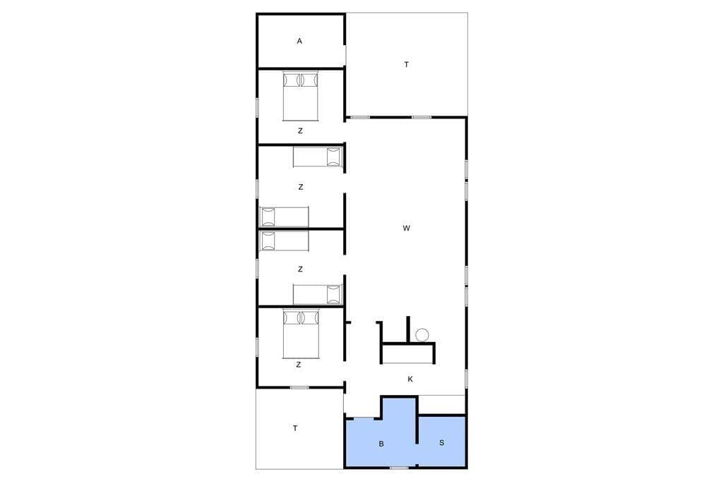 Interieur 1-4 Vakantiehuis 496, Tingodden 260, DK - 6960 Hvide Sande