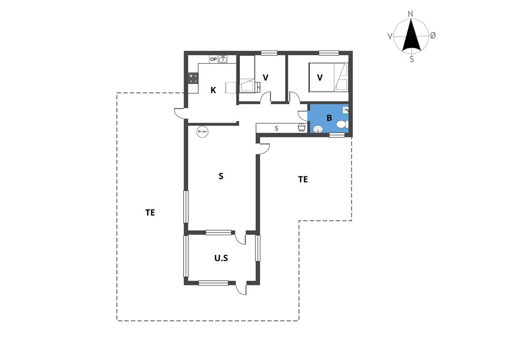 Innenausstattung 1-19 Ferienhaus 30329, Lyngbakkevej 20, DK - 8300 Odder