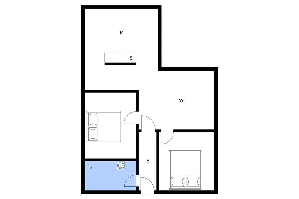 Indretning 1-3 Sommerhus M70272, Borgnæsvej 4, DK - 5970 Ærøskøbing