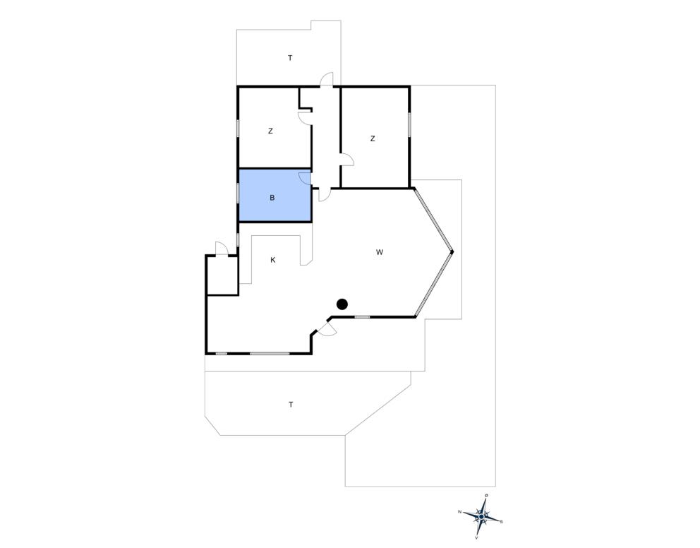 Indretning 1-10 Sommerhus 3634, Hoddavej 4, DK - 3730 Nexø