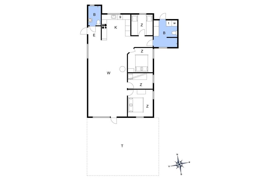 Innenausstattung 1-17 Ferienhaus 10078, Sortspættevej 2, DK - 4500 Nykøbing Sj
