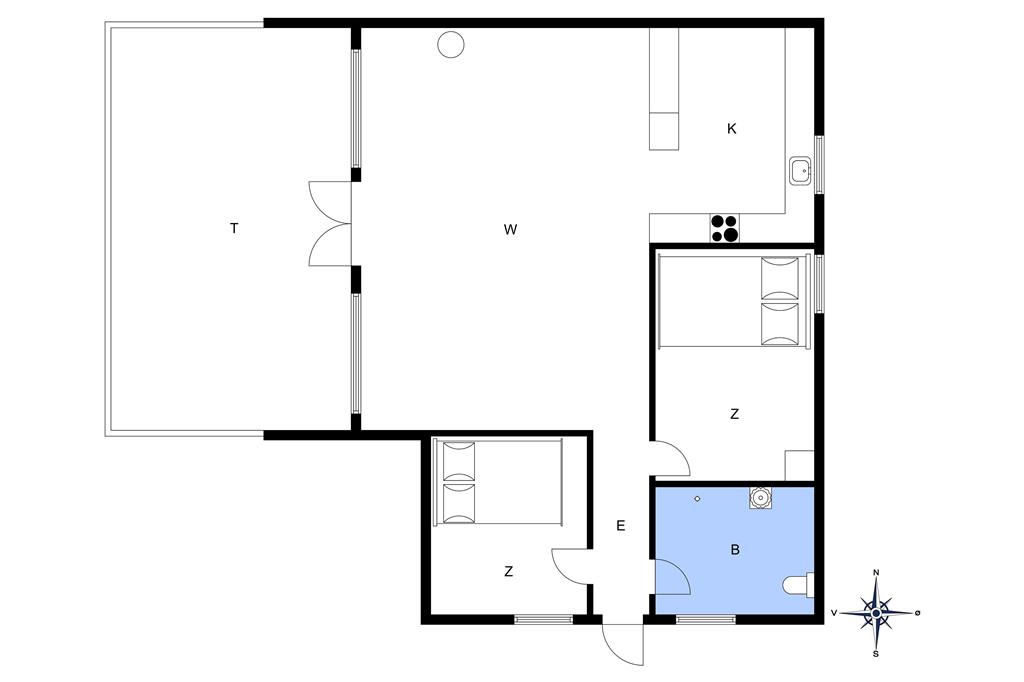 Indretning 1-22 Sommerhus C11230, Delta 1, DK - 6893 Hemmet