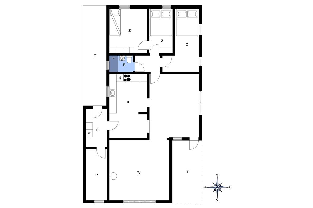 Innenausstattung 1-176 Ferienhaus BL1135, Brombærvej 4, DK - 9492 Blokhus