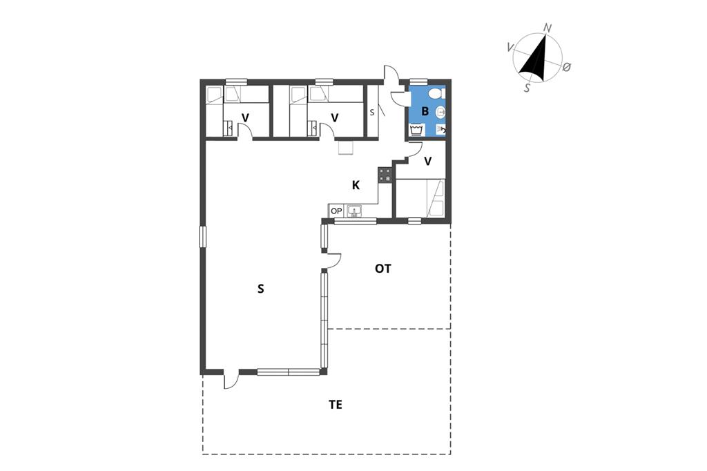 Indretning 1-19 Sommerhus 30440, Sandmarken 5, DK - 8300 Odder