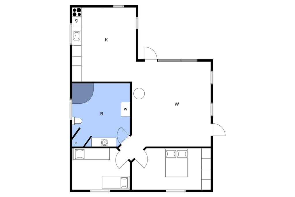 Interieur 1-3 Vakantiehuis F503608, Krabbestien 8, DK - 6430 Nordborg