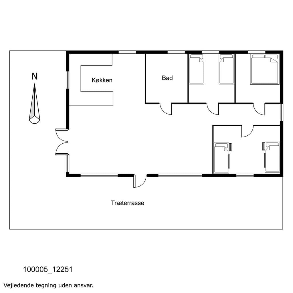 Innenausstattung 1-17 Ferienhaus 12251, Bülowsvej 9, DK - 4583 Sjællands Odde