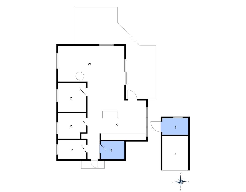 Indretning 1-10 Sommerhus 3621, Klintstien 2, DK - 3730 Nexø