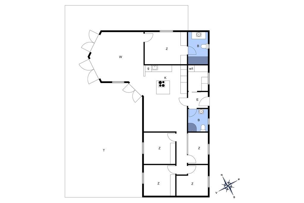 Indretning 1-17 Sommerhus 17703, Teglværksvej 14, DK - 4534 Hørve