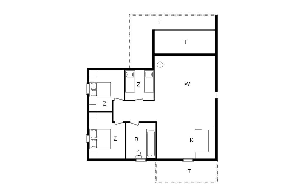 Innenausstattung 1-20 Ferienhaus 120, Værmlandsvej 26, DK - 7673 Harboøre