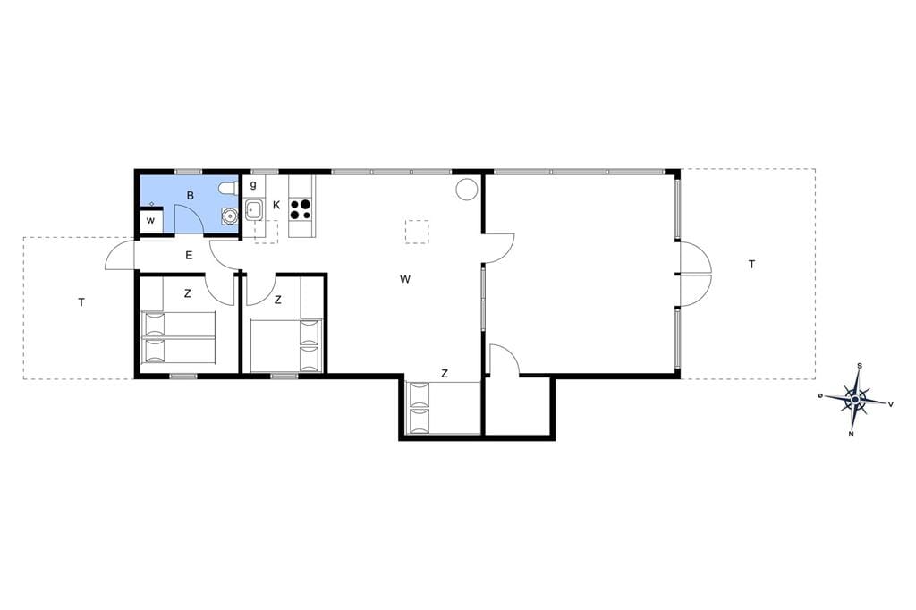 Indretning 1-19 Sommerhus 30110, Chr. Christensensvej 13, DK - 8300 Odder