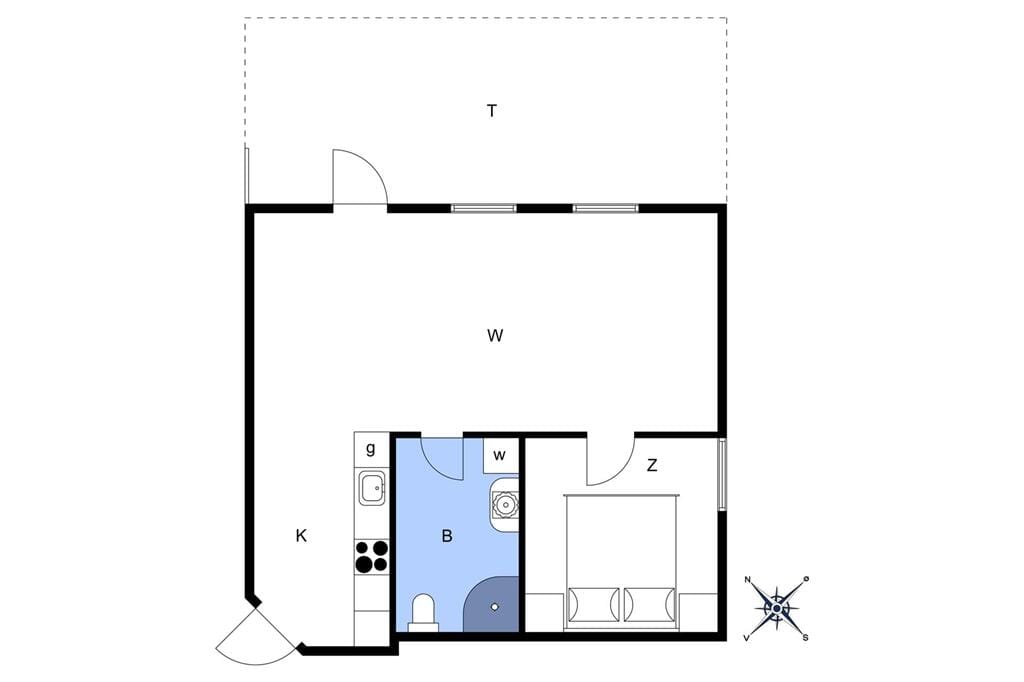 Indretning 1-10 Sommerhus 6768, Nordre Strandvej 131, DK - 3770 Allinge