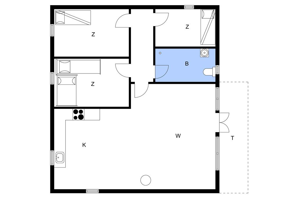 Innenausstattung 1-11 Ferienhaus 0360, Stormengevej 18, DK - 6792 Rømø