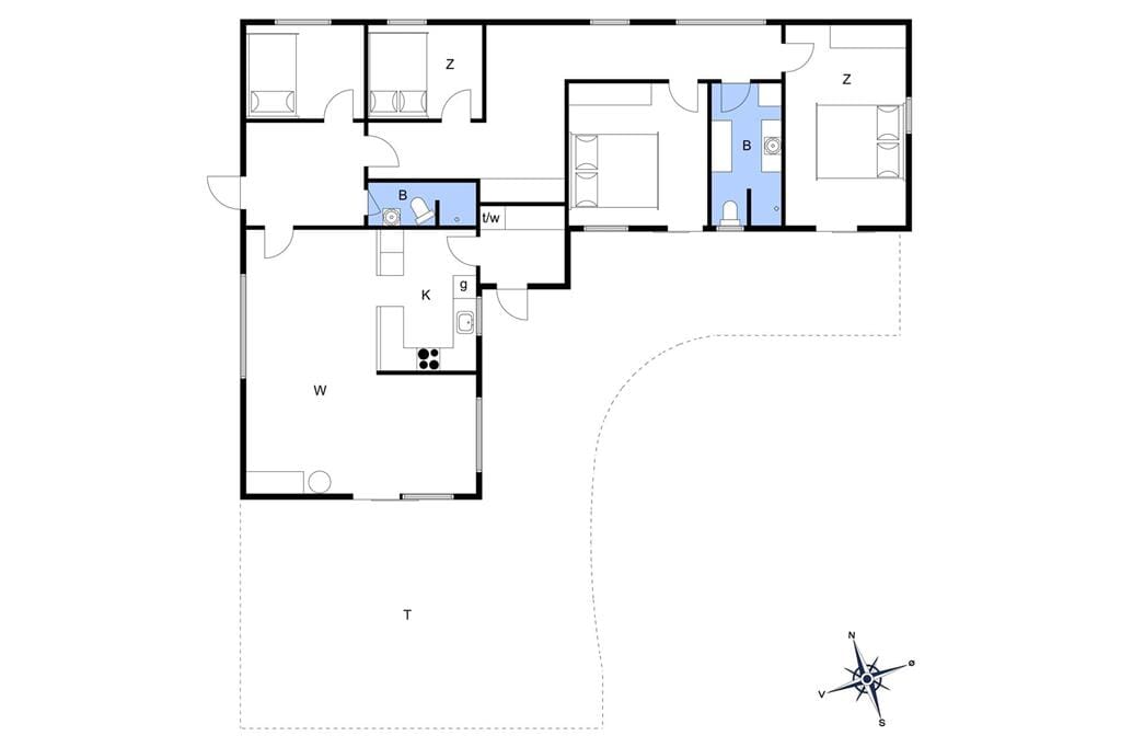 Indretning 1-1336 Sommerhus 911-N, Skovbovej 4, DK - 3300 Frederiksværk