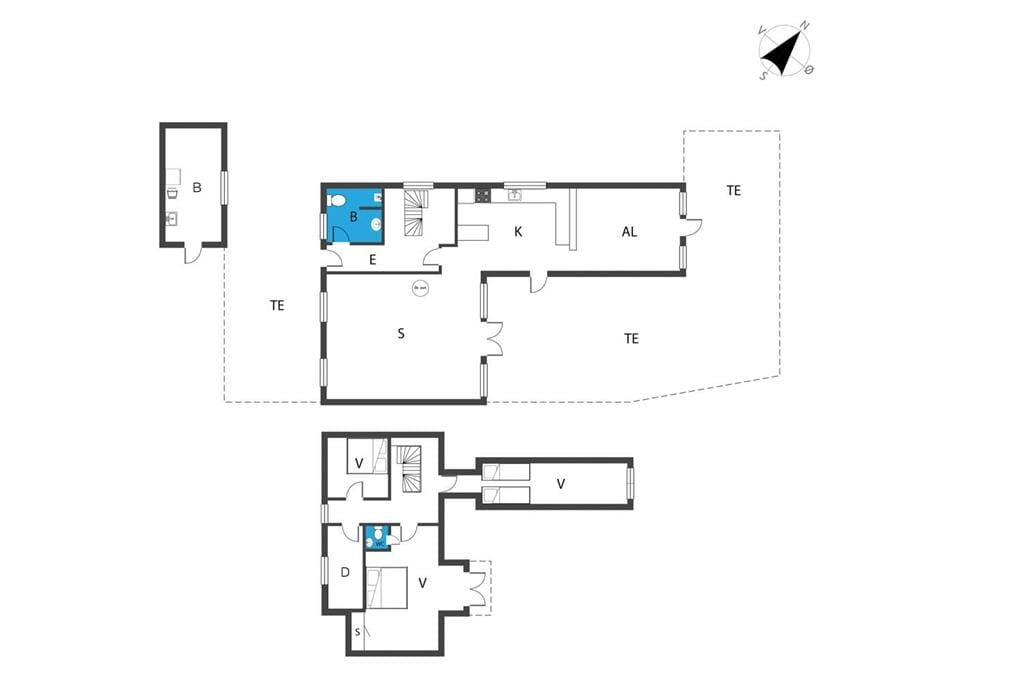 Indretning 1-19 Sommerhus 30471, Raagevej 6, DK - 8300 Odder