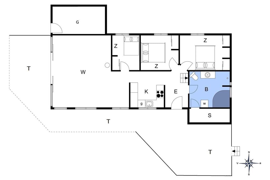 Innenausstattung 1-13 Ferienhaus 627, Ingeborgs Alle 26, DK - 7770 Vestervig