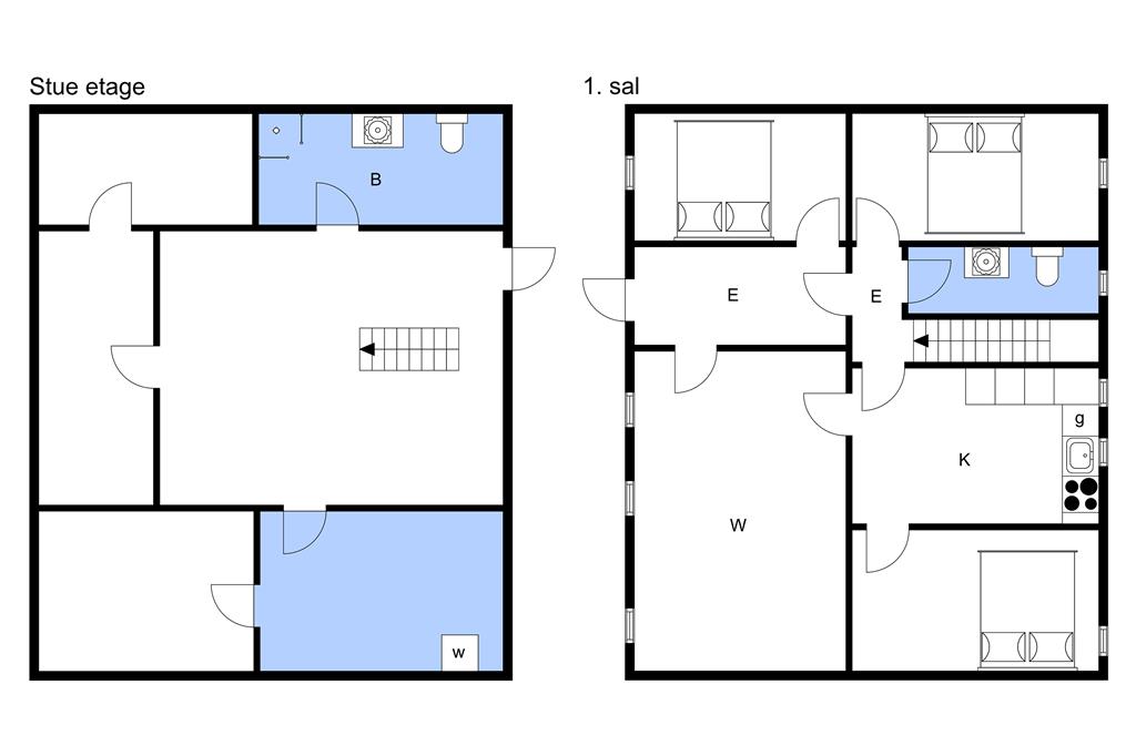 Indretning 1-3 Sommerhus M66160, Broholmsvej 35, DK - 5884 Gudme