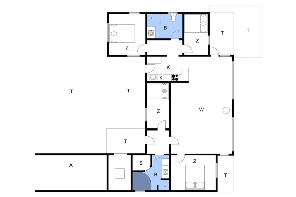 Indretning 1-14 Sommerhus 1179, Normavej 6, DK - 9480 Løkken