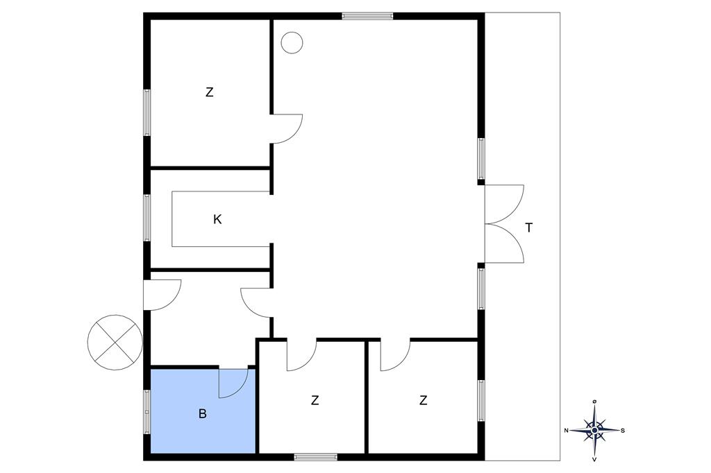 Indretning 1-10 Sommerhus 2534, Strandmølleskoven 3, DK - 3730 Nexø